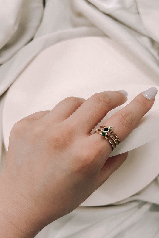 Colorful Bubble Adjustable Ring - Robbi & Angel