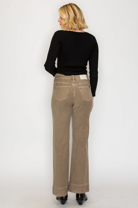 TUMMY CONTROL HIGH RISE HOLLY FLARE PANTS - Robbi & Angel