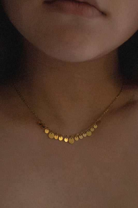 Nur Circle Charm Necklace - Robbi & Angel