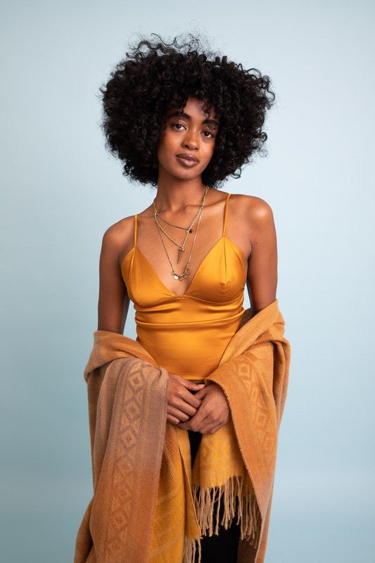 Longline Satin Top - Robbi & Angel