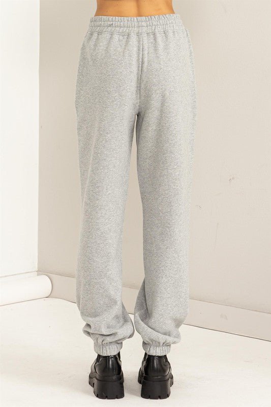 Cute Take High - Waisted Pintuck Sweatpants - Robbi & Angel