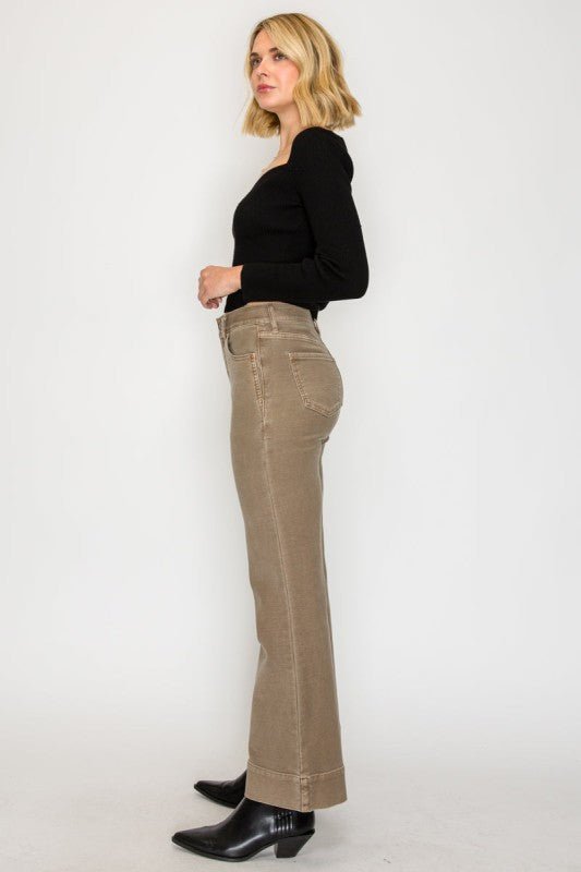 TUMMY CONTROL HIGH RISE HOLLY FLARE PANTS - Robbi & Angel