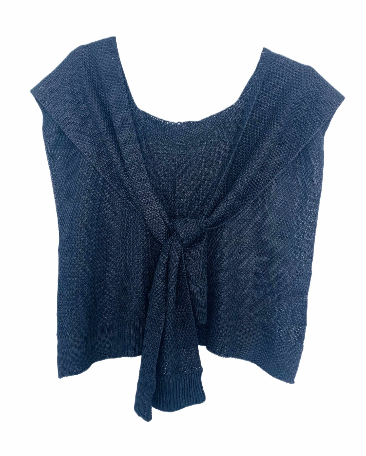 Solid Color Tie Front Shoulder Cover Up - Robbi & Angel