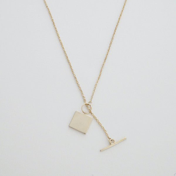 Gwyneth Toggle Charm Necklace - Robbi & Angel