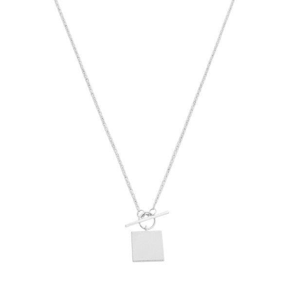 Gwyneth Toggle Charm Necklace - Robbi & Angel