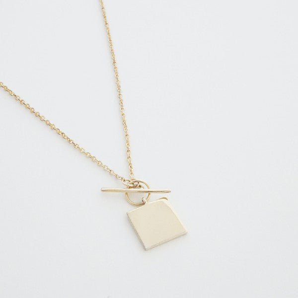 Gwyneth Toggle Charm Necklace - Robbi & Angel