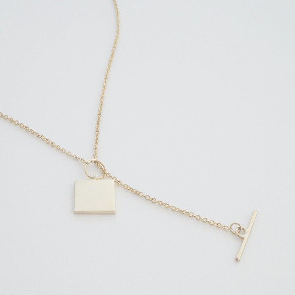 Gwyneth Toggle Charm Necklace - Robbi & Angel