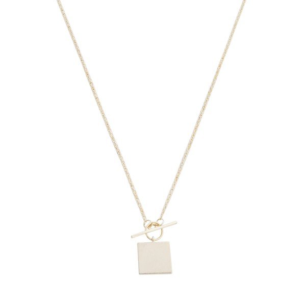 Gwyneth Toggle Charm Necklace - Robbi & Angel
