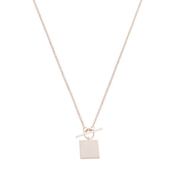 Gwyneth Toggle Charm Necklace - Robbi & Angel