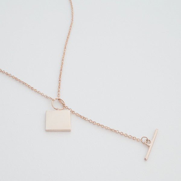 Gwyneth Toggle Charm Necklace - Robbi & Angel