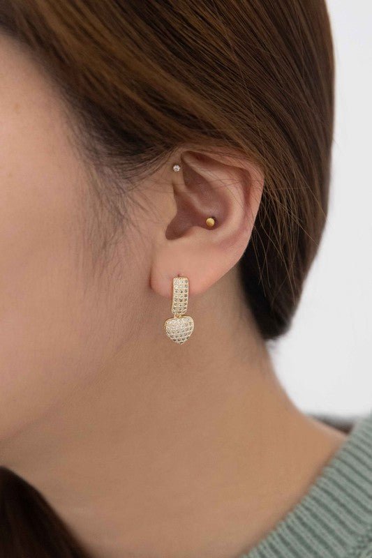 Amour Drop Earrings - Robbi & Angel