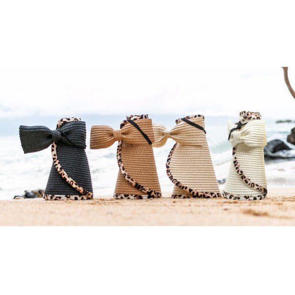 Leopard Foldable Bow Visors - Robbi & Angel