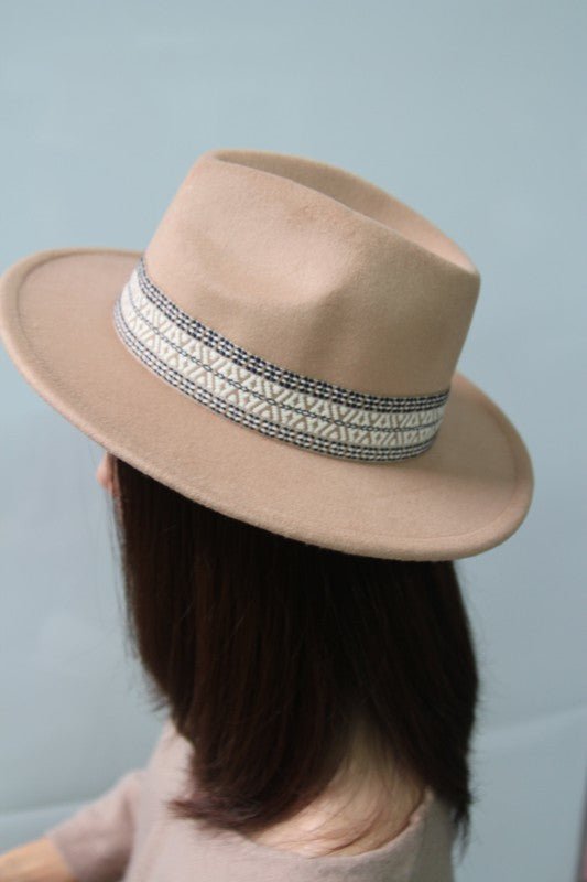 BOHO EMBROIDERED FEDORA HAT - Robbi & Angel
