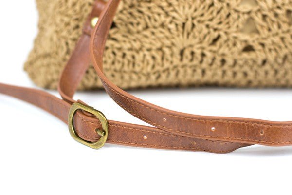 Woven Straw Backpack - Robbi & Angel