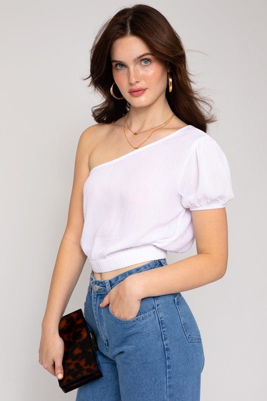 S/S One Shoulder Top - Robbi & Angel