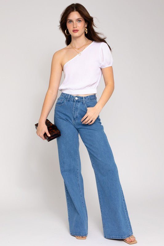 S/S One Shoulder Top - Robbi & Angel
