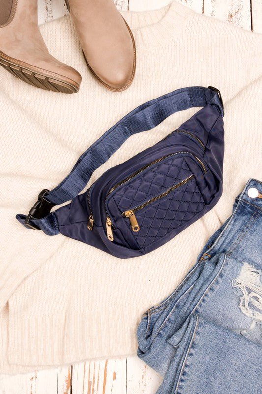 Quilted Belt Sling Bum Bag - Robbi & Angel