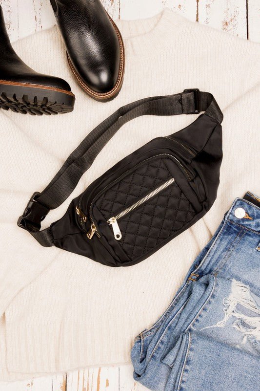 Quilted Belt Sling Bum Bag - Robbi & Angel