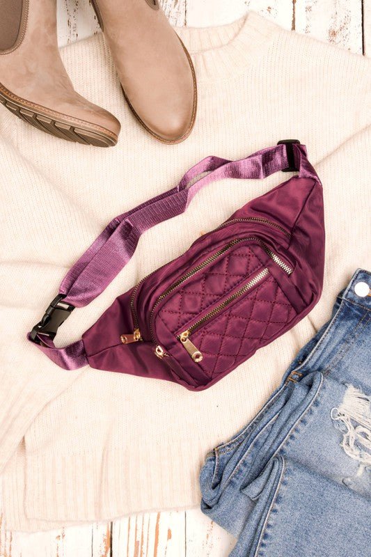 Quilted Belt Sling Bum Bag - Robbi & Angel