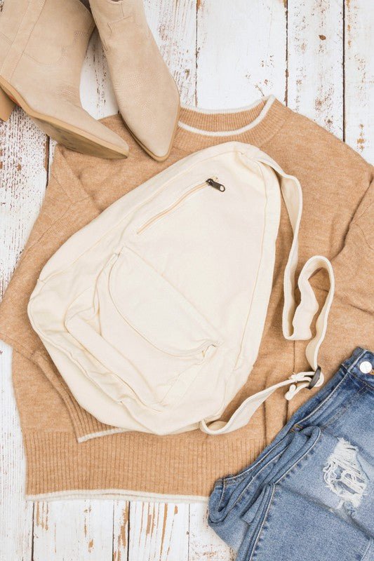 Oversized Canvas Sling - Robbi & Angel