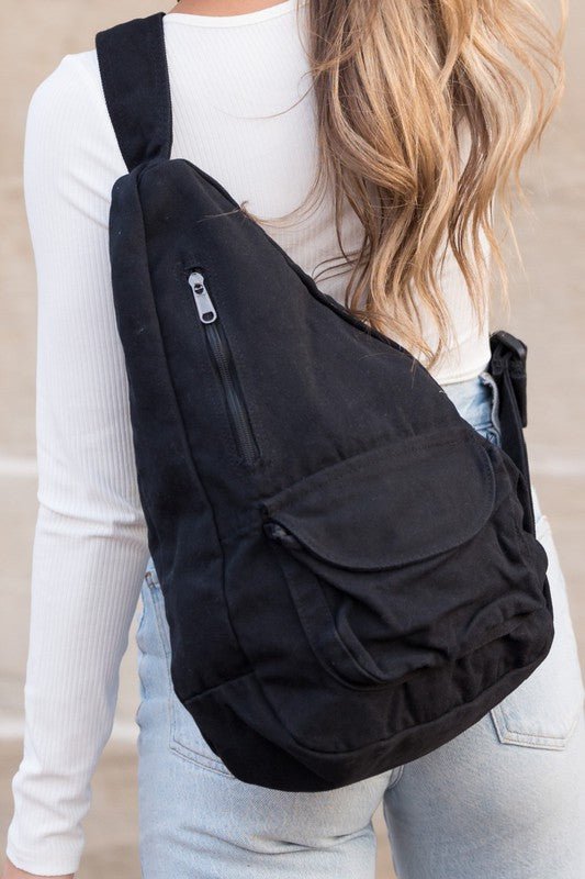 Oversized Canvas Sling - Robbi & Angel