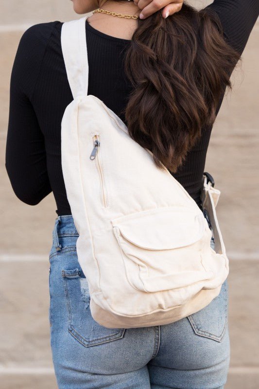 Oversized Canvas Sling - Robbi & Angel