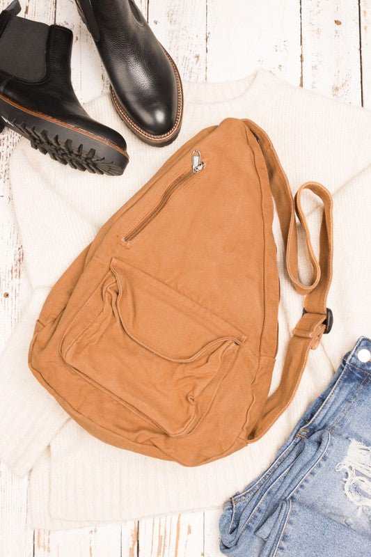 Oversized Canvas Sling - Robbi & Angel