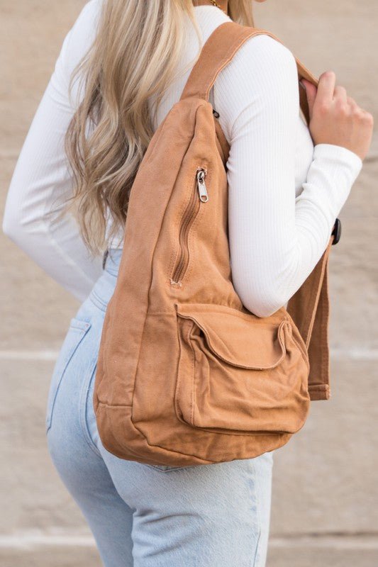 Oversized Canvas Sling - Robbi & Angel