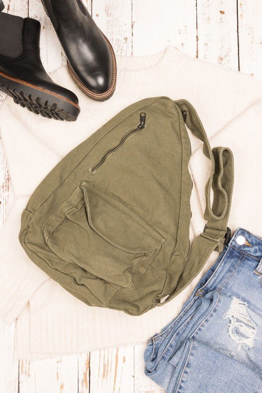 Oversized Canvas Sling - Robbi & Angel