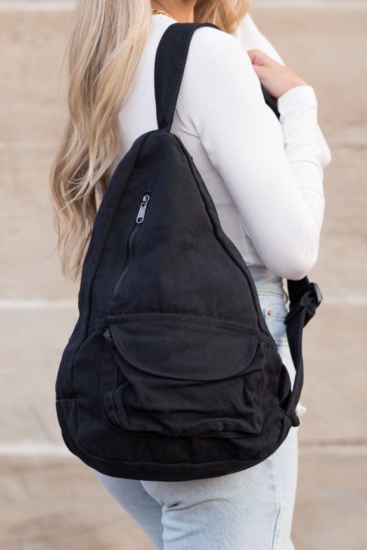 Oversized Canvas Sling - Robbi & Angel