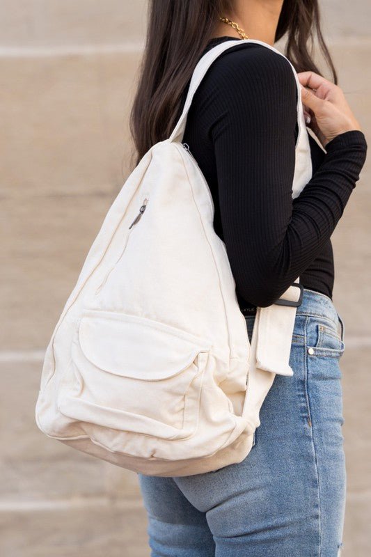 Oversized Canvas Sling - Robbi & Angel