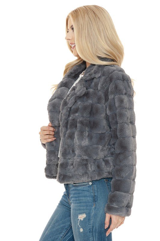 Women Faux Fur Jacket - Robbi & Angel