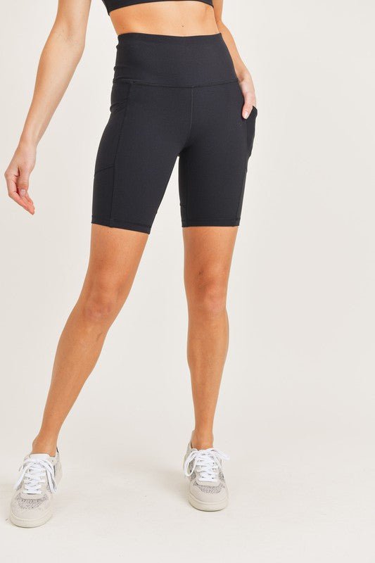 Bronze - TACTEL-Lycra High-Impact Biker Shorts - Robbi & Angel