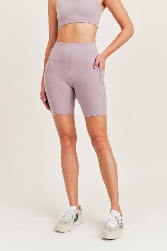 Bronze - TACTEL-Lycra High-Impact Biker Shorts - Robbi & Angel
