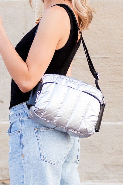 River Metallic Puffer Crossbody - Robbi & Angel