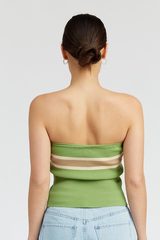 STRIPED TUBE TOP - Robbi & Angel