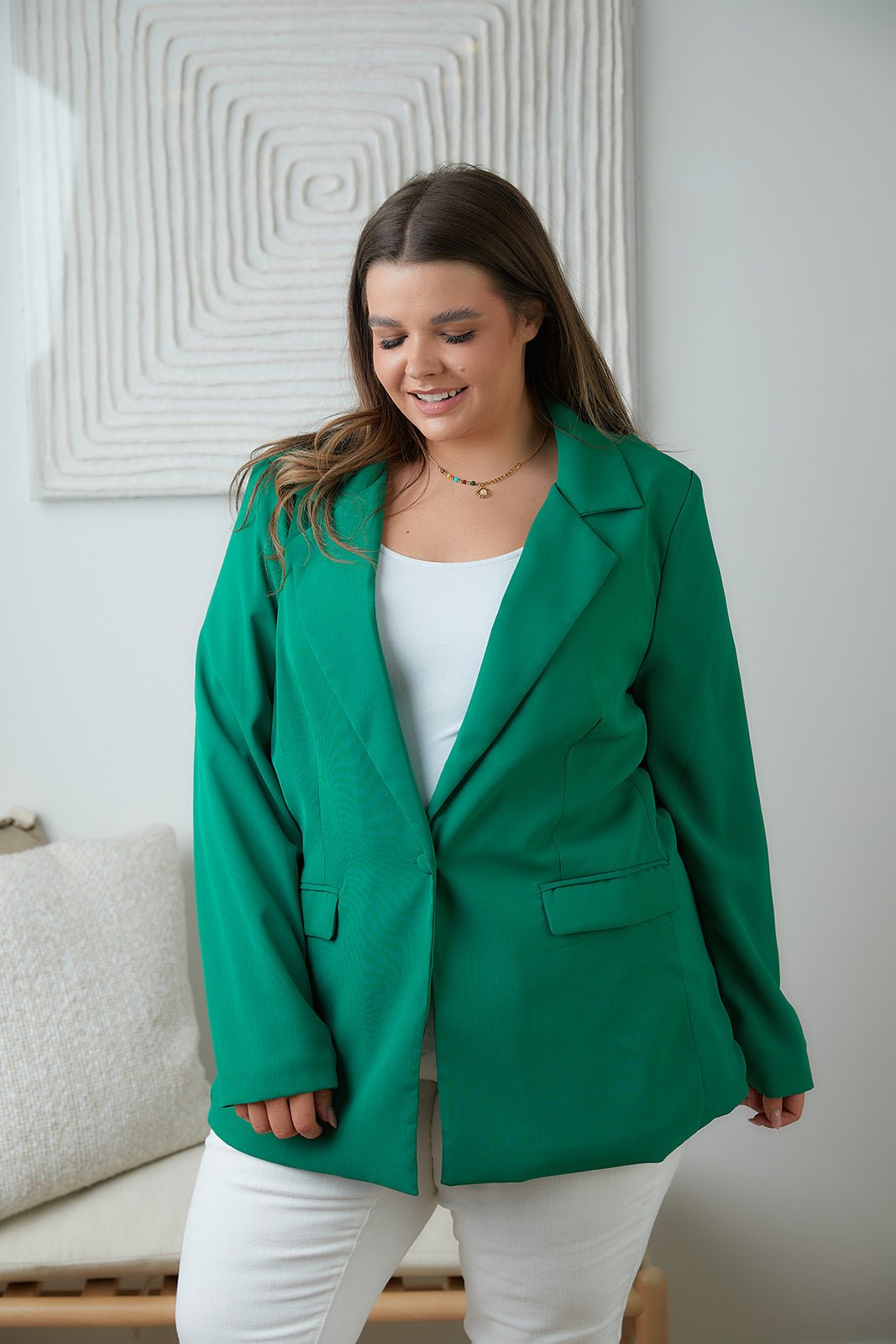 Business as Usual Blazer - Robbi & Angel