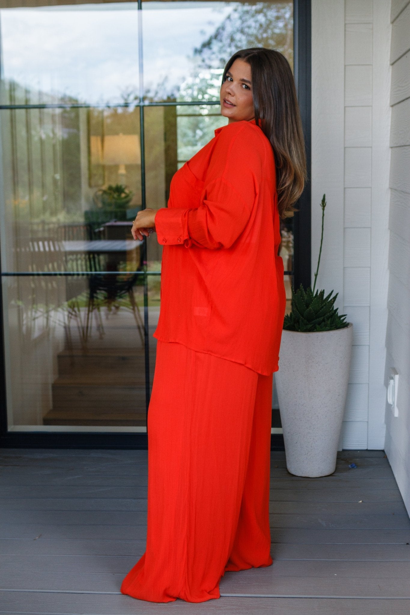 Not So Subtle Button Down Top - Robbi & Angel