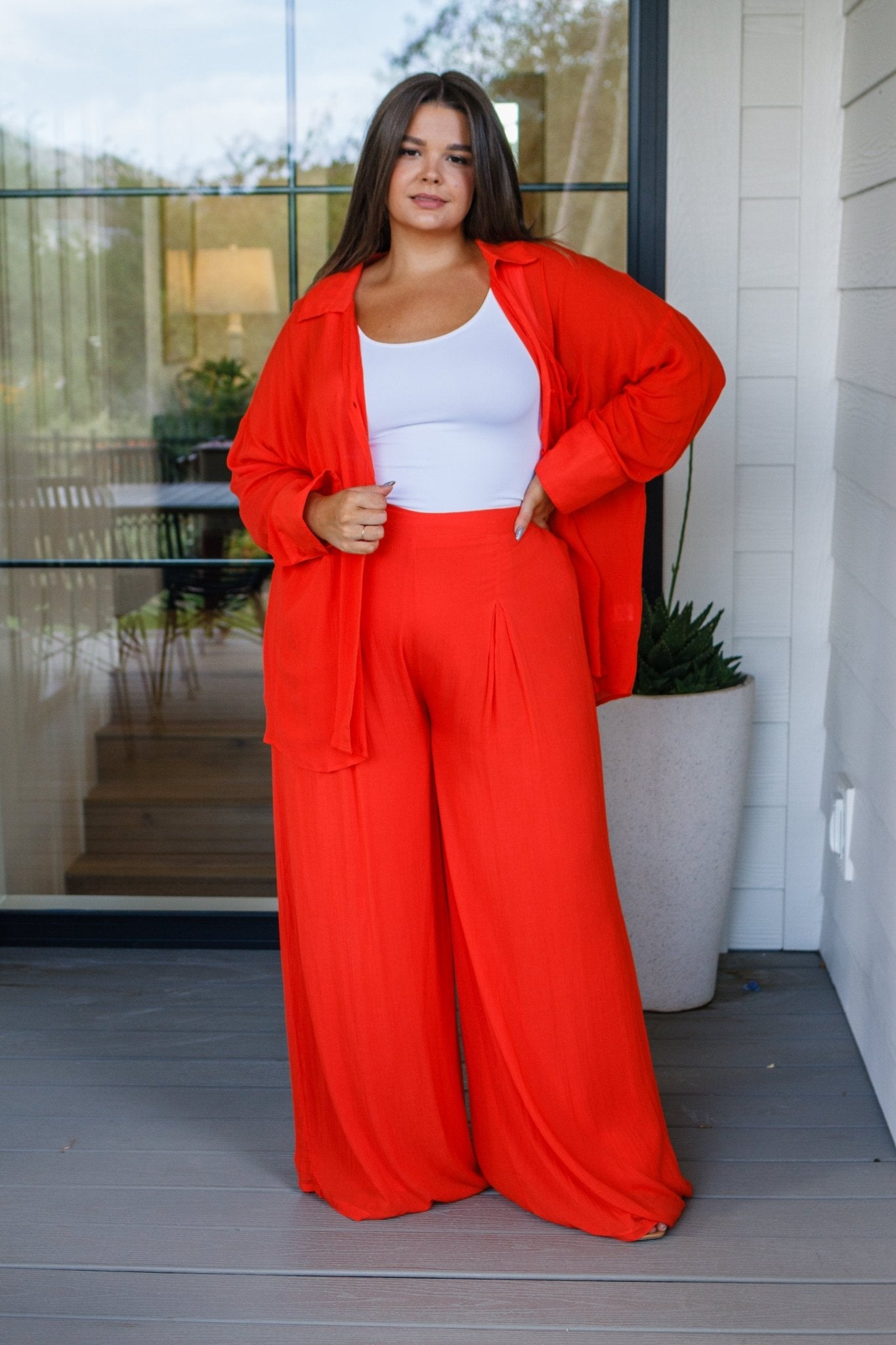 Not So Subtle Button Down Top - Robbi & Angel