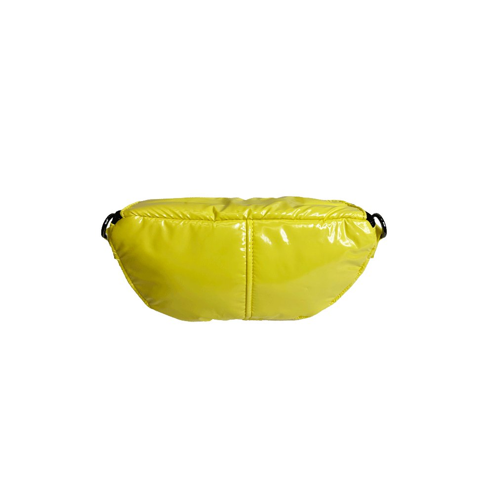Rachel Double Pocket Puffy Sling/Waist Bag w/Black Resin Cha - Robbi & Angel