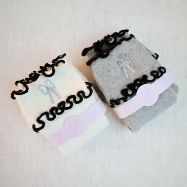 Ribbon Ripple Socks Set Of 2 - Robbi & Angel