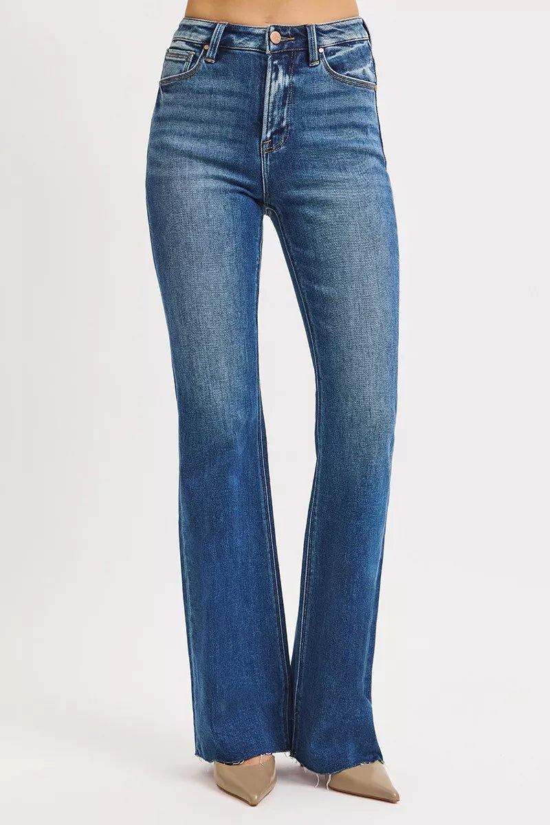RISEN High Rise Flare Jeans - Robbi & Angel