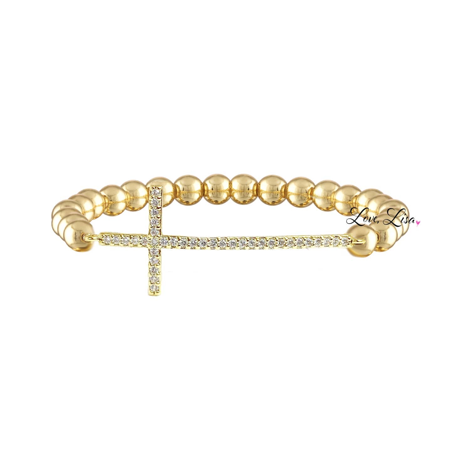 Lisa's Favorite Diamond Cross Bracelet - Robbi & Angel