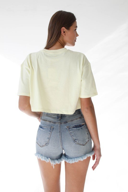 FRONT RIBBON TIE DETAIL SHORTS - Robbi & Angel