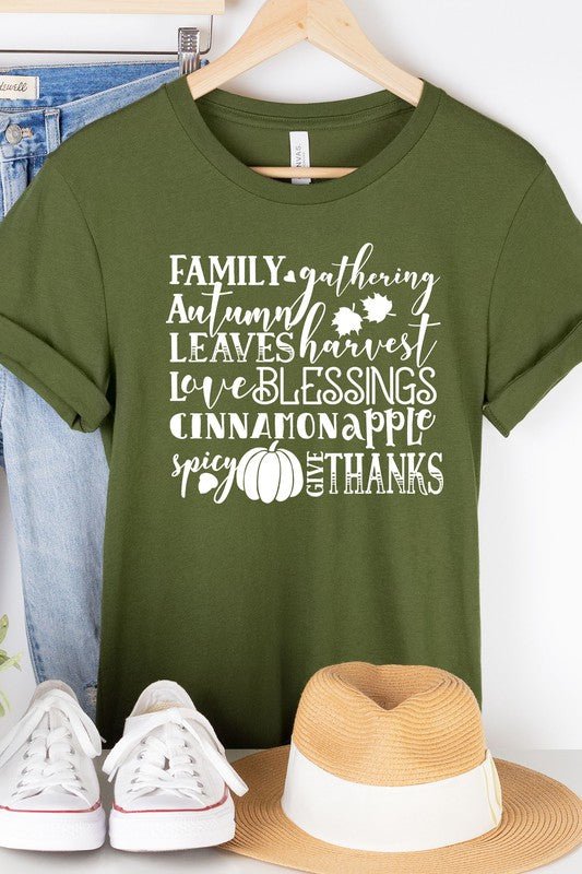 Family Gathering Fall Graphic Tee