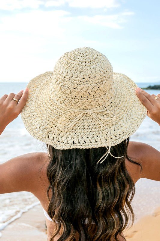 Woven Straw Sunhat - Robbi & Angel