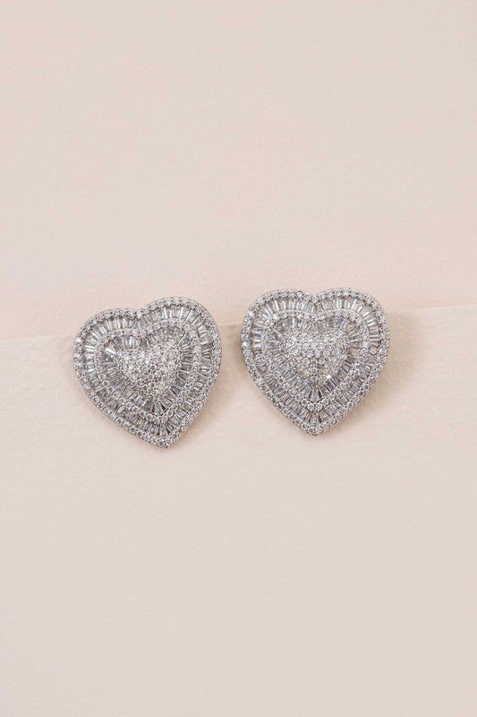 Amiya Heart Post Earrings - Robbi & Angel