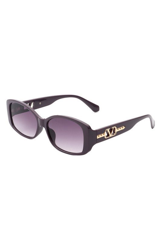 Rectangular Narrow Fashion Square Sunglasses - Robbi & Angel