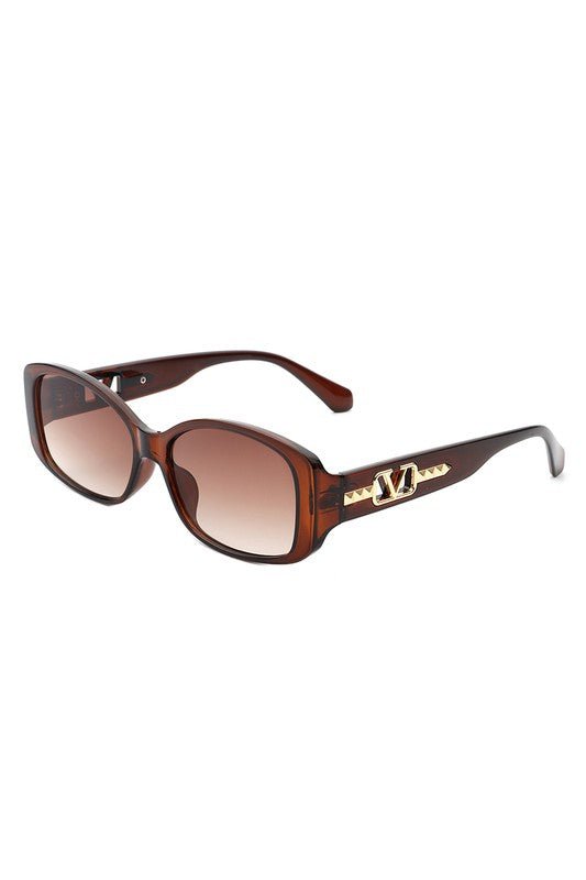 Rectangular Narrow Fashion Square Sunglasses - Robbi & Angel
