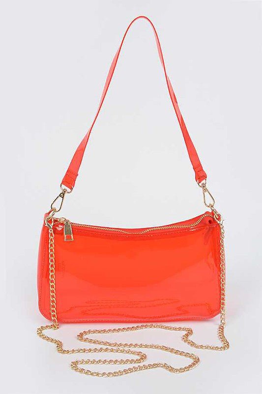 Transparent Clear Convertible Shoulder Bag - Robbi & Angel